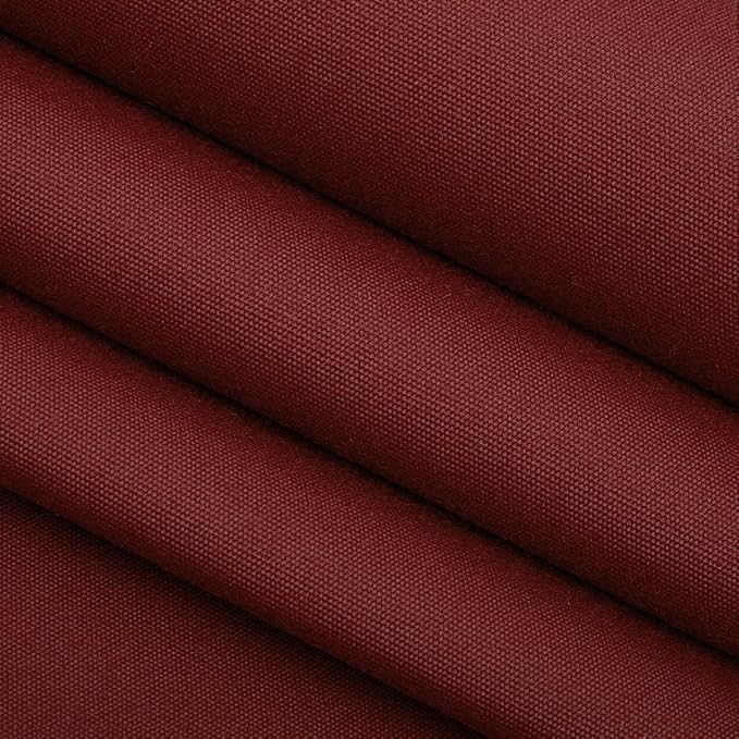 RSH DECOR: Sunbrella Square Throw Pillows Set of 4 | 17" x 17" | Water and Fade-Resistant Performance Fabric | Outdoor Pillow Covers with Down-Alternative Inserts | Canvas Burgundy