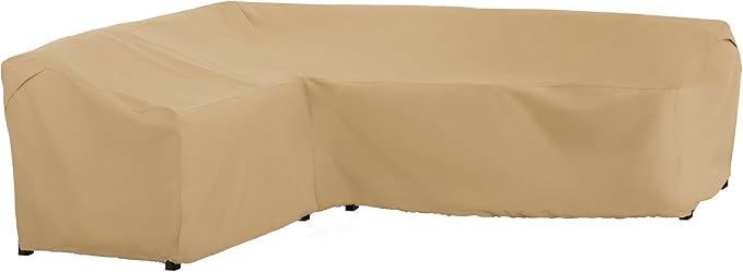 Classic Accessories Terrazzo Water-Resistant 104 Inch Patio Left-Facing Sectional Lounge Set Cover, Patio Furniture Covers