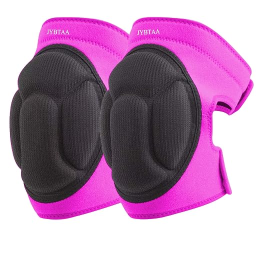 Work Knee Pads for Women, Waterproof Pad, Adjustable Straps, Pink S,1 Pair | Waterproof EVA Soft Foam, Kneepads for Cleaning Floors, Housework, Housekeeping, Weeding, Yard, Garden Work, Kneeling Workers