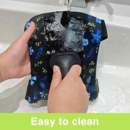 Garden Knee Pads for Women, Lightweight Waterproof KneePads for Gardening, Anti Slip Leather Foam Padding Kneeling Pads for Flooring and Carpet Cleaning, House work, Gardening Maintain, Knee Protector, Blue Flower