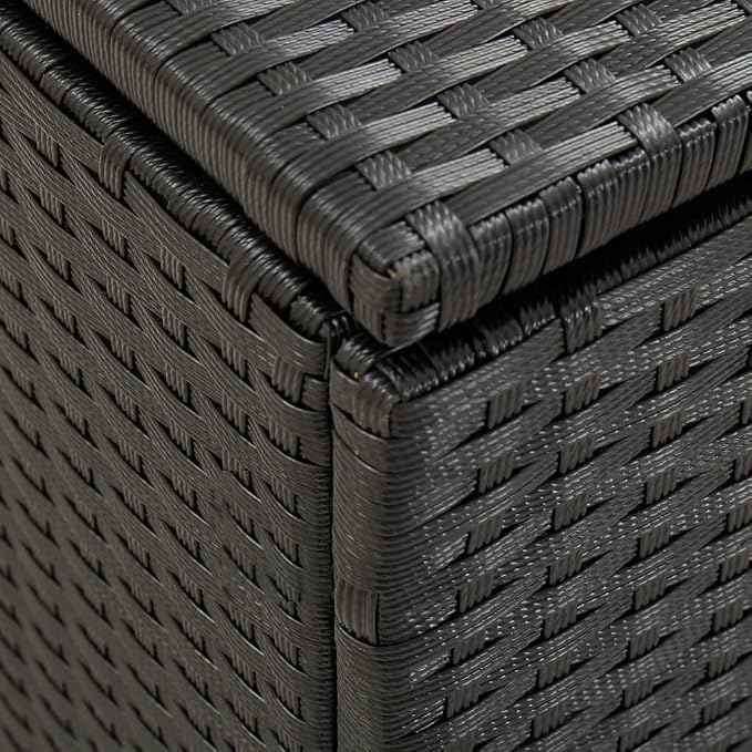【Fast Shipping】Outdoor Rattan Storage Box, All Weather Deck Box for Patio Furniture Storage, Outdoor Toys and More Patio Storage Box 【Fast Shipping】Outdoor Rattan Storage Box, All Weather Deck Box for Patio Furniture Storage, Outdoor Toys and More Poly...