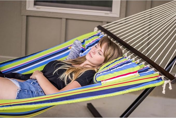 Stansport Outdoor Camping Hammock with Pillow and Stand