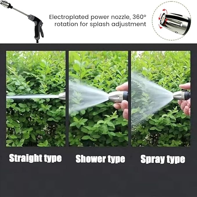 Hose Hawk Pressure Washer,Three Spray Modes, Universal and Easy to Install, Effortless Dirt & Stain Removal (C)