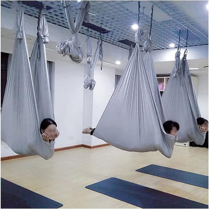 Kids Therapy Swing Adjustable Aerial Yoga Cuddle Hammock Indoor Outdoor Snuggle Swing with Special Needs Ideal for Children Calming & Relaxing Sensory Integration
