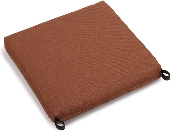 Blazing Needles Outdoor Chair Cushion, 20" x 19", Mocha 1 Count