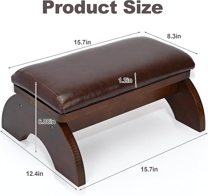 Prayer Kneeler Bench Wooden Kneelers for Praying Church | Prayer Bench Stool for Kneeling at Home, Padded Prayer Kneeler Bench for Home and Church, Religious Gifts