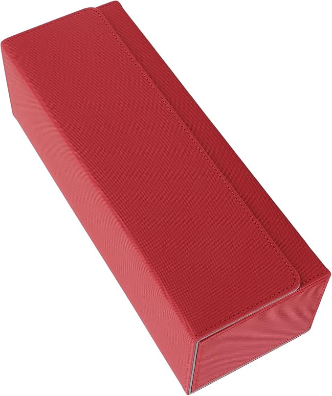 RiToEasysports Card Storage Box, PU Leather Magnetic Closure Large Capacity Deck Box with Felt Lining Elegant Design for Collectors Players and Gift Giving