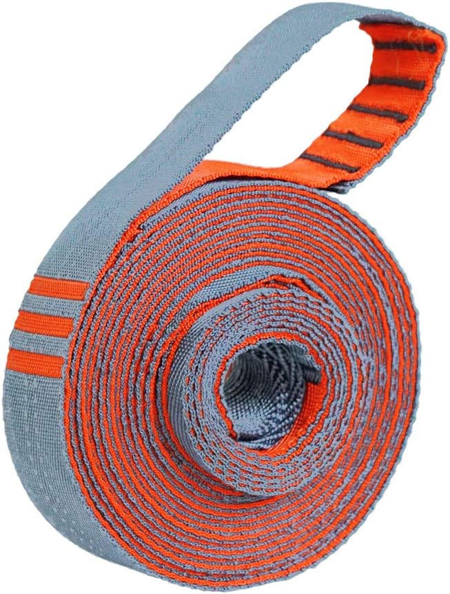 KAMMOK: Roo Double Hammock +Python 10' Bundle | Our Bestselling Hammock & Tree Friendly Straps | 100% Recycled Water Resistant Ripstop Fabric | Lifetime Adventure Grade Warranty, Ember Orange