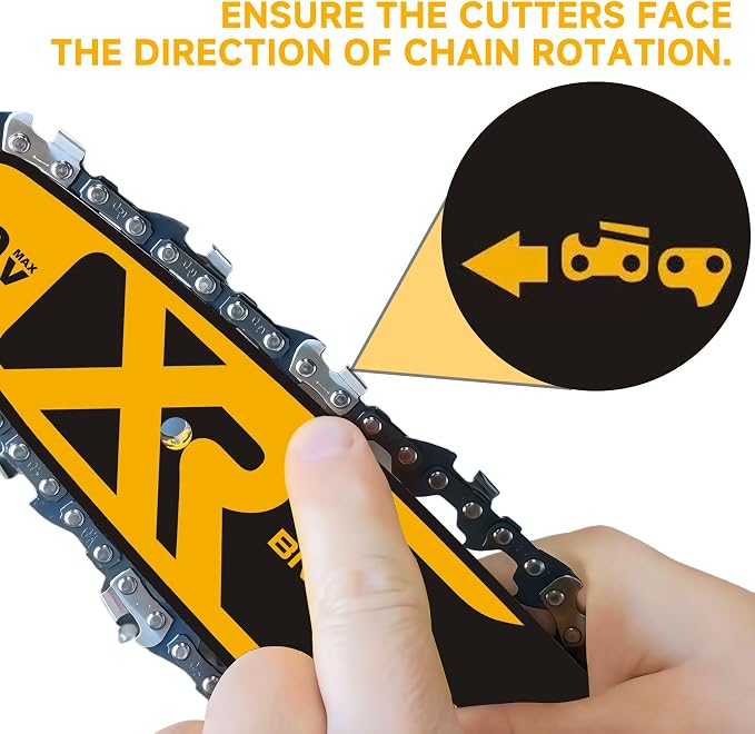 12-Inch Pole Saw Bar for DeWalt Chainsaw, Part No. DWZCSB12 Durable Guide Bar Compatible with DEWALTCordless Chainsaw DCCS620, DCCS620B, DCCS620M1, DCCS620P1