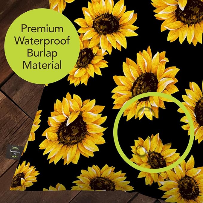 Briarwood Lane Summer Indoor/Outdoor Pillow 17x17 Sunflowers for Summer Pillow