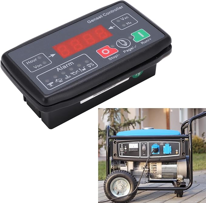 MGC100 Generator Set Controller – Auto Start Stop Genset Controller for Small Gasoline Generator Sets