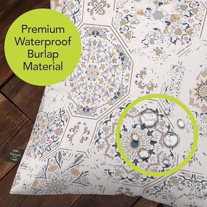 Briarwood Lane Everday Indoor/Outdoor Pillow 17x17 Distressed Tiles for Everday Pillow