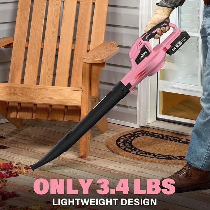 SOYUS 20V Cordless Electric Weed Wacker & 20V Leaf Blower Cordless with 2x2.0Ah Battery and Charger, 12 Inch String Trimmer with 8 Pack Replacement Spools