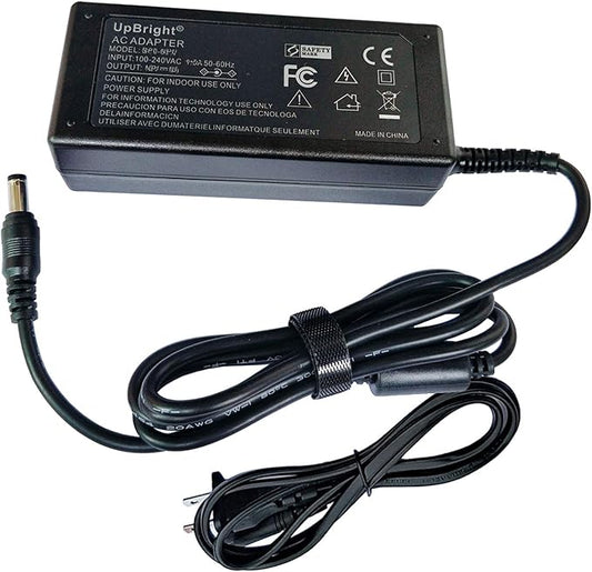 UpBright AC/DC Adapter Compatible with Maxoak Bluetti Portable Power Station AC50S 500Wh Solar Generator Lithium Battery Backup 300W Outdoor Camping RV Home Use Emergency Power Supply Cord Charger