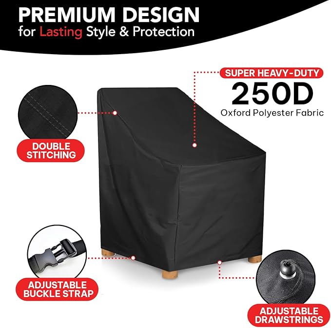 UV-proof Waterproof Furniture Patio Cover 140L x 70W x 30H breathable dust proof sofa table chair storage bar high chair color black 140 inches 70 inches 30 inches