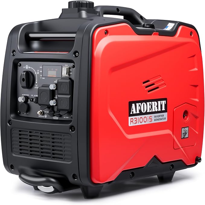 3500 Watt Inverter Generator Portable, Quiet Lightweight Gas Generaror Camping Power Equipment Fuel RV Ready