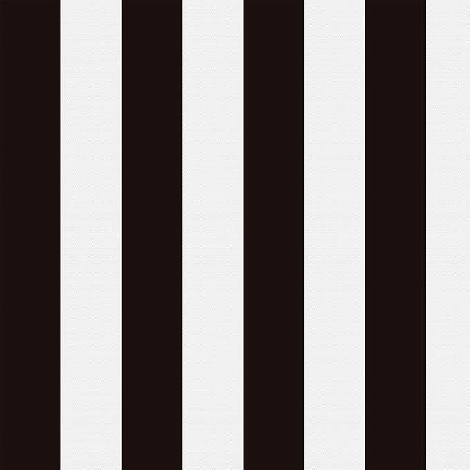LVTXIII Outdoor Pillow Covers Set of 2, Patio Waterproof Throw Pillow Cases Fade Resistant Accent Pillow Covers for Spring Summer Garden Decoration, 18"x18", Cabana Black