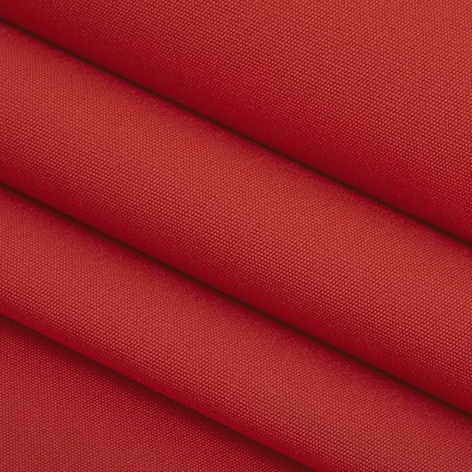 RSH DECOR: Sunbrella Square Throw Pillows Set of 4 | 17" x 17" | Water and Fade-Resistant Performance Fabric | Outdoor Pillow Covers with Down-Alternative Inserts | Canvas Jockey Red