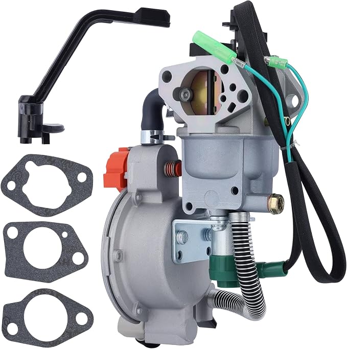 HIPA 389cc 420cc Tri Dual Generator Carburetor Propane Conversion kit for Champion Predator Generac Honda OHV Engine 338cc 389cc 420cc 460cc GX340 GX390 GX420 GX460 Portable Generator