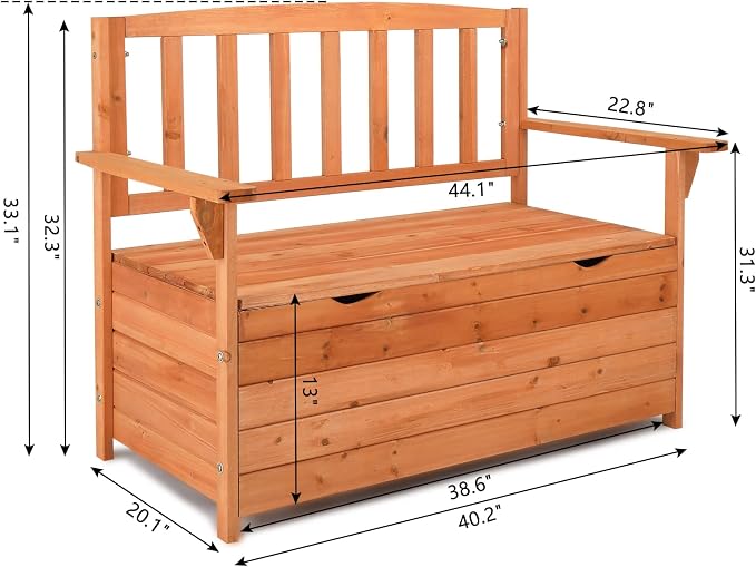 Deck Box Outdoor Storage Storage Box Bench,Storage Box for Outside and Patio, Outdoor Storage Bench Cabinet for Patio Furniture,Garden Container Cabinet Bench Toolbox for Patio 112 x 58 x 84cm