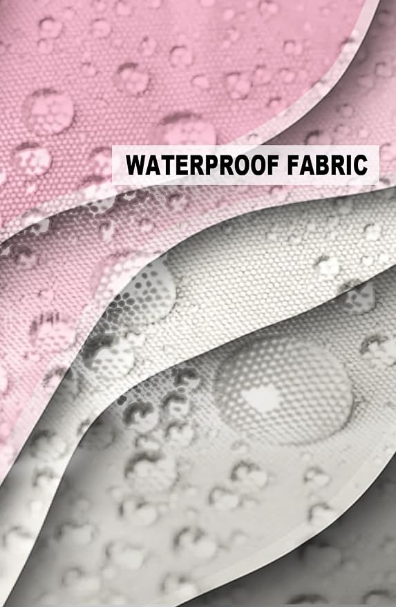 Outdoor Waterproof Pillow Covers for Patio Furniture Pink Modern Geometric Decorative Throw Pillow Cover Abstract Beach Pillowcases Set of 2 Cushion Case for Sofa Couch Chair Home Decor 20 x 20 Inches