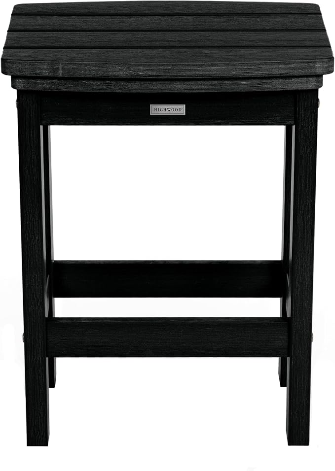 highwood Lehigh 3pc Counter Height Balcony Dining Set, Black