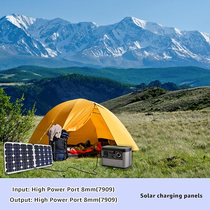 Extra Long 20Ft Extension Cable DC 8mm Power Cord to Connect Solar Panels to Each Other Or Can Be Used to Connect Panels,Compatible with Goal Zero Yeti for Solar Generator Portable Power Station