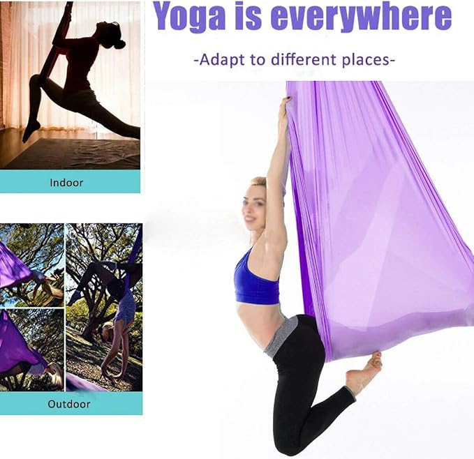 Indoor Sensory Swing Chair Adjustable Yoga Hammock Child Cuddle Swing for Kids Or Adults Autism ADHD AspergersTherapy (Color : Green, Size : 100 x 280 cm)