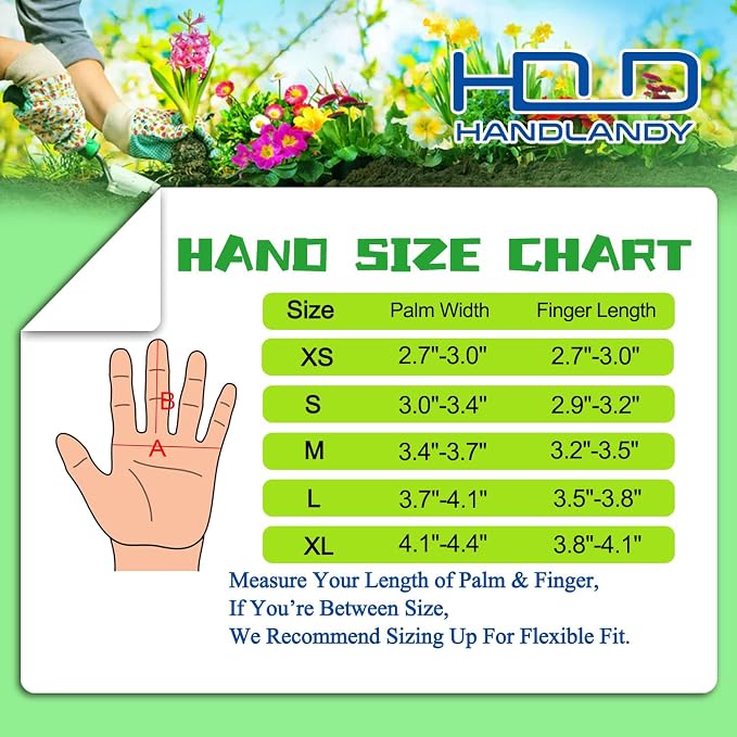 HANDLANDY Rose Pruning Gloves for Men Women, Thorn Proof Gardening Gloves | Long Leather Gardening Gloves, Breathable Leather Gauntlet, Best Garden Gifts & Tools for Gardener (Beige, M)