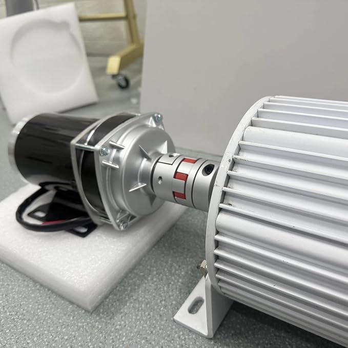 10KW Low-Speed 3-Phase Permanent Magnet Generator (12V-380V) with DC Drive Motor (DC-48V+AC-110V)