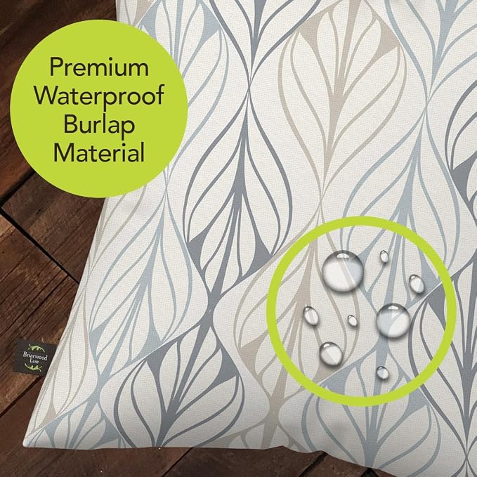 Briarwood Lane Everday Indoor/Outdoor Pillow 17x17 Flowing Leaves for Everday Pillow