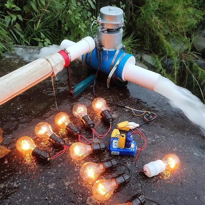 1000W Micro Hydro Generator, Hydroelectric Generator, 220V Generator, Water Turbine Generator, Water Powered Generators for Outdoor
