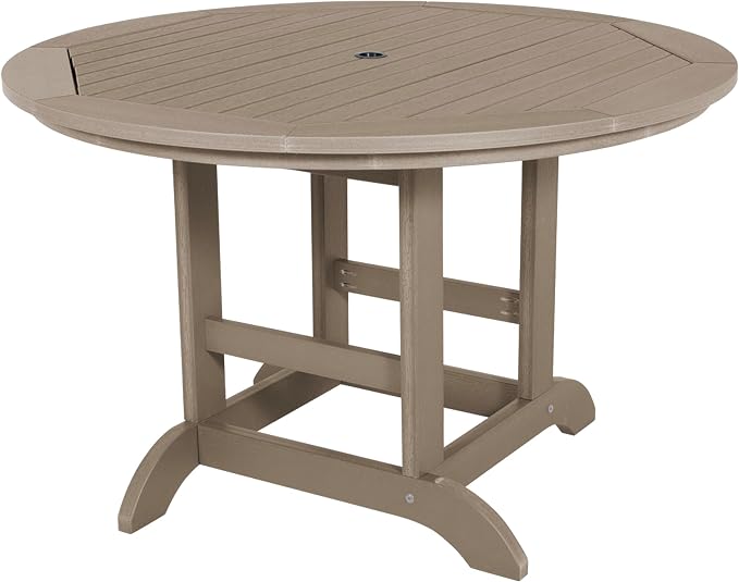 highwood Weatherly 5-Piece Round Dining Set, Woodland Brown