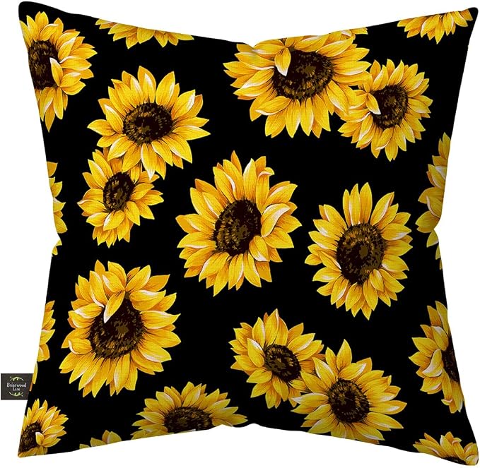 Briarwood Lane Summer Indoor/Outdoor Pillow 17x17 Sunflowers for Summer Pillow