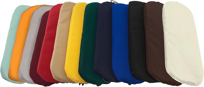 Nags Head Hammocks Clacier Patio Furniture Pillow, Removable Cover, Sunbrella Fabric, Eco-Friendly, Handcrafted in The USA - 15 in. x 6 in.