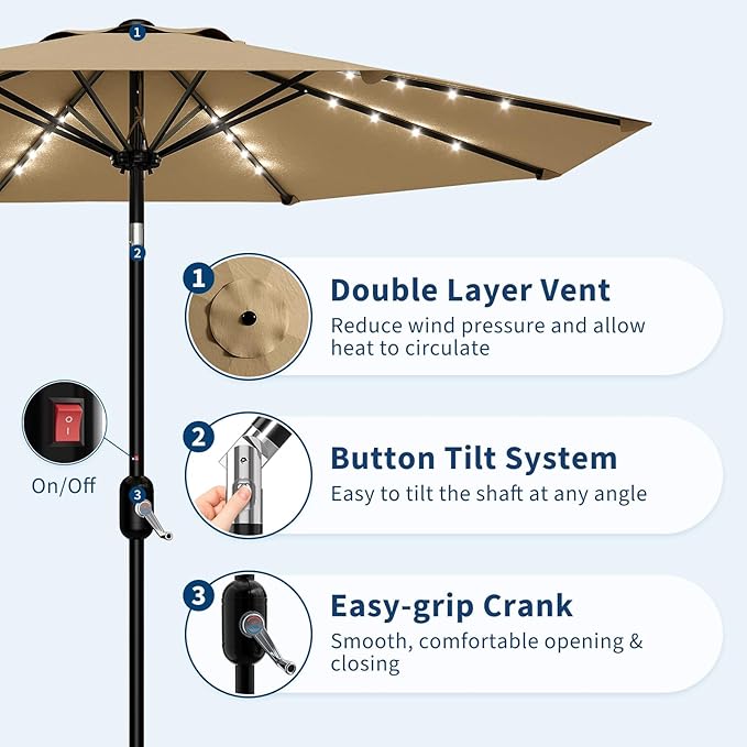 GarveeLife patio umbrella