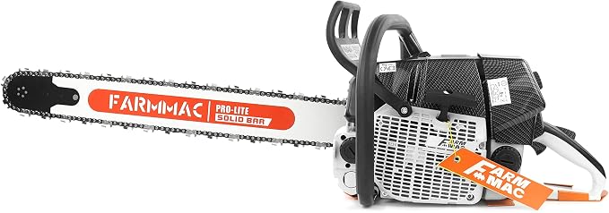 F660VW 92cc Gas Chainsaw, 24/25 Inch Alloy Bar & Chain, Professional Chain Saw for Tree Felling, 5.2KW 6.4HP 2-Cycle Gasoline Chainsaw,Wood Cutting, Milling – Compatible with MS660 G660 Parts