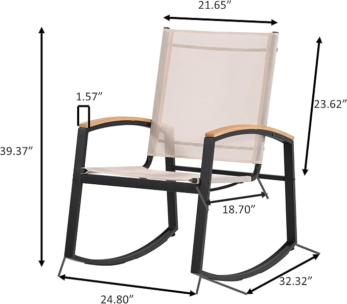 3pcs/Set Table and Chair Set Small Patio Balcony Chair with Glass Side Table Set Outdoor Conversation Apartment Chairs for Backyard, Balcony and Apartment Black As Shown One Size