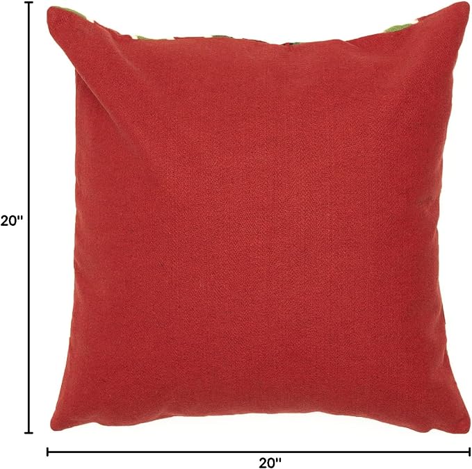 Liora Manne Visions III Gift Box Indoor/Outdoor Pillow, 20" X 20" Square, Green