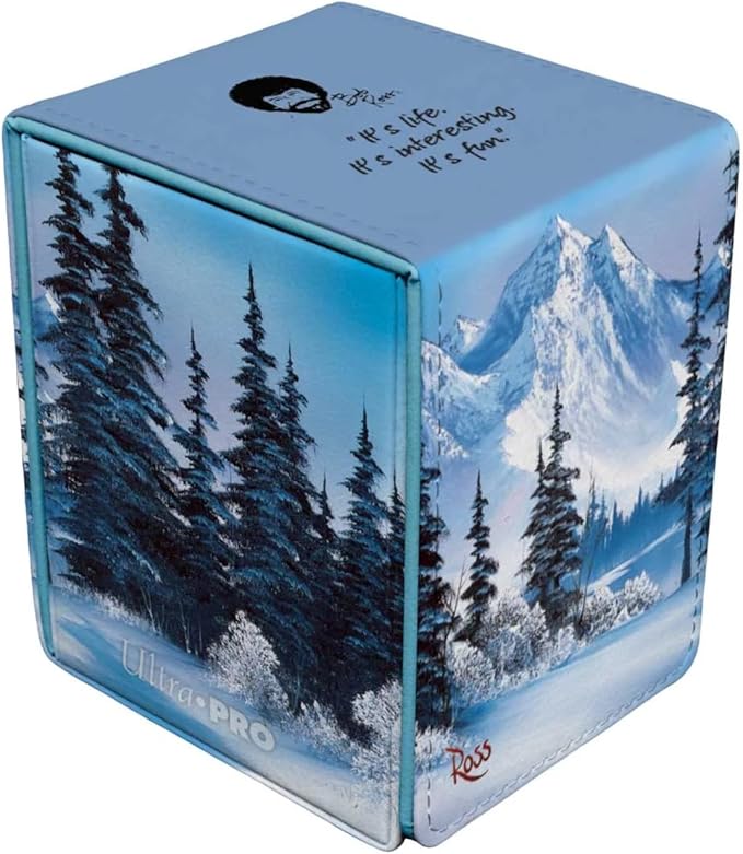 Bob Ross - Winter Paradise ALCOVE® Flip DECK BOX® for Tabletop Gaming