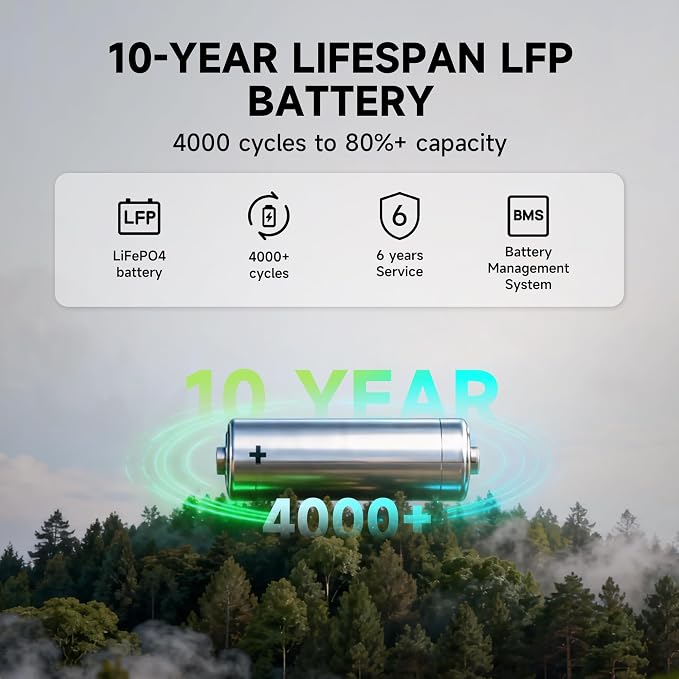 ALLPOWERS Solar Generator R1500 LITE with 200W Foldable Solar Panel,1056Wh Portable Power Station LiFePO4 (LFP) Battery,1600W AC/100W USB-C Output for Outdoor Camping,Travel,Hunting,and Power Outages
