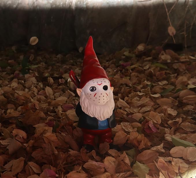 Garden Gnomes Outdoor Decor Horror Gnome Statues for Yard Decorations Gag Gifts for Women and Halloween