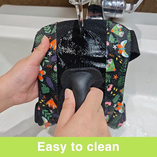 Garden Knee Pads for Women, Lightweight Waterproof KneePads for Gardening, Anti Slip Leather Foam Padding Kneeling Pads for Flooring and Carpet Cleaning, House work, Gardening Maintain, Knee Protector, Butterfly