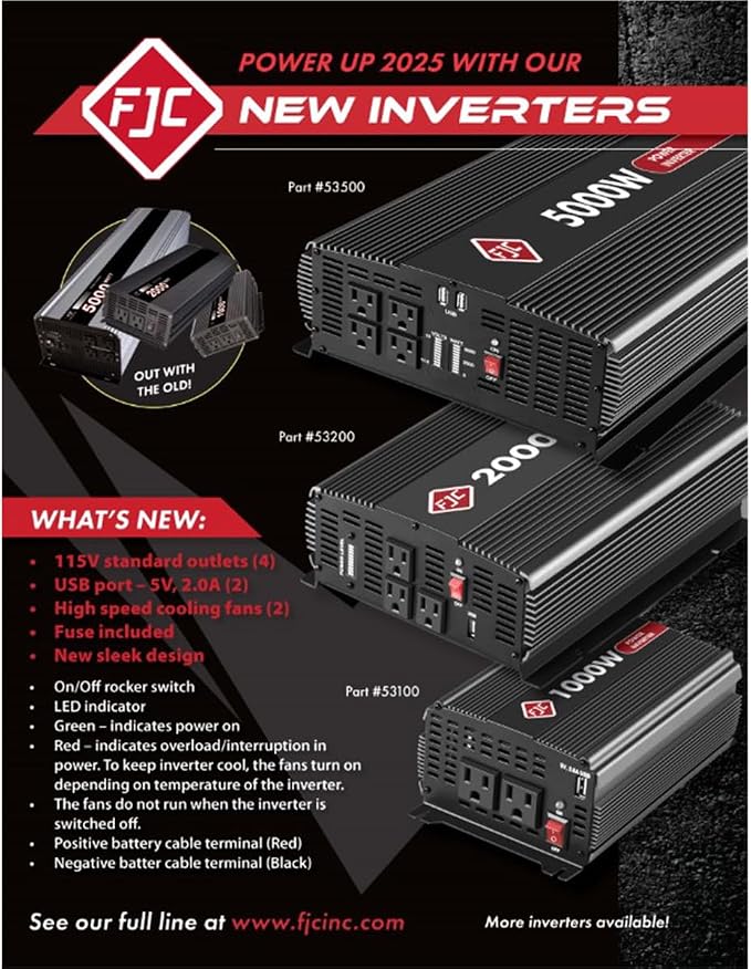 FJC (53500 5000W Power Inverter
