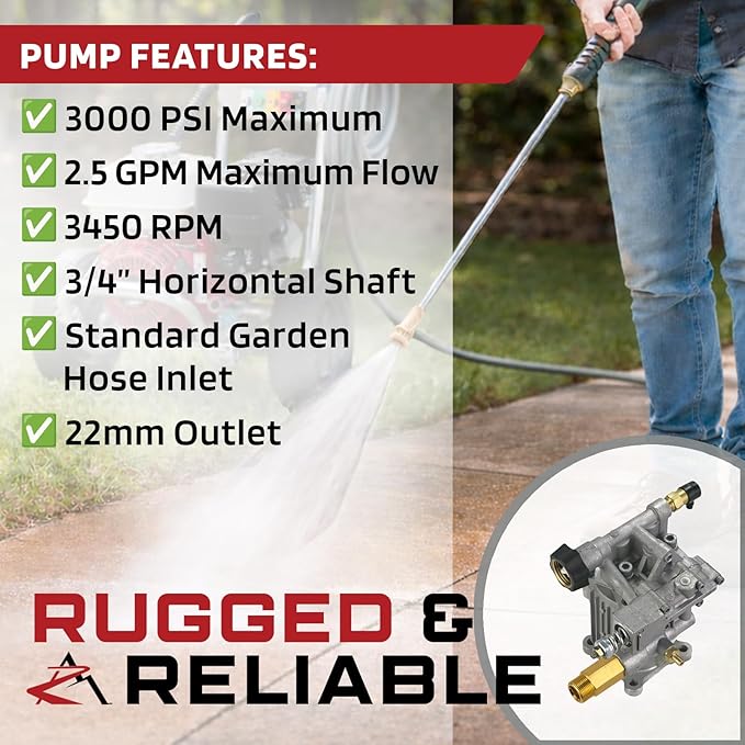 The ROP Shop Power Pressure Washer Pump for Coleman, ProForce PW0102350, PW0102350.03 Sprayers