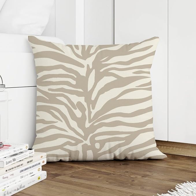 Blue Tiger Print Pillow Cover Animal Tiger Print Throw Pillow Covers 22x22 INFarmhouse Accent Farmhouse Decor Pillow for Sofa Bed Chair Car