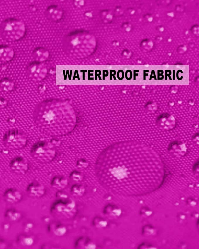 Outdoor Waterproof Throw Pillow Covers Set of 2 Rosy Red Pillowcases 26x26 Inches Solid Pink Color Patio Decorative Pillows Cushion Case Patio Pillows for Couch Bed Chair Garden