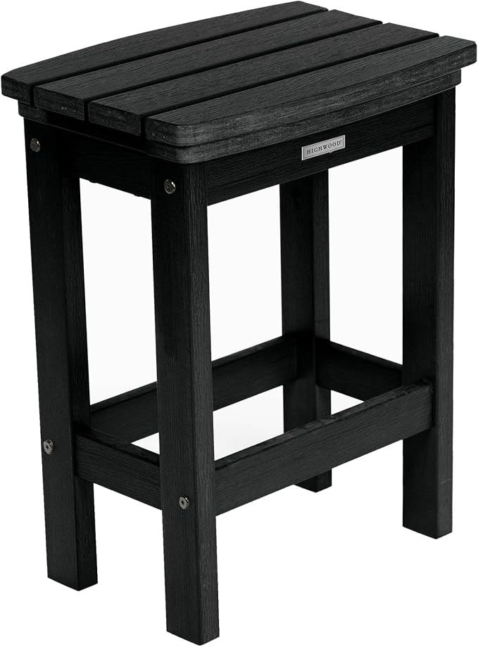 highwood Lehigh 3pc Counter Height Balcony Dining Set, Black