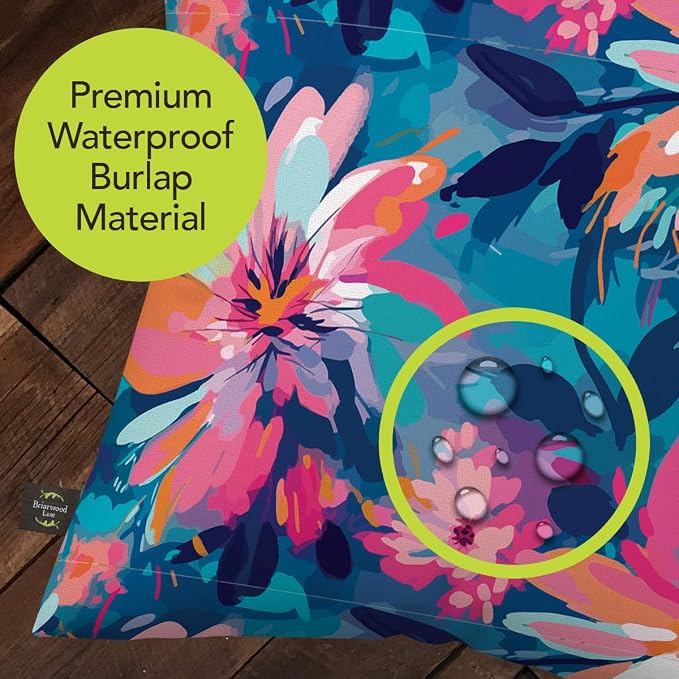 Briarwood Lane Everday Indoor/Outdoor Pillow 17x17 Abstract Floral for Everday Pillow