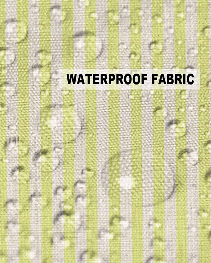 Outdoor Waterproof Throw Pillow Covers Set of 2 Yellow Stripes Pillowcases 26x26 Inches Linen Classic Vertical Striped Patio Decorative Pillows Cushion Case Patio Pillows for Couch Bed Chair Garden